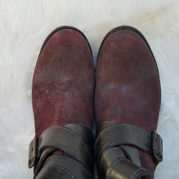 FREEBIRD Siera Red Suede Heel Boot - Picture 3 of 9